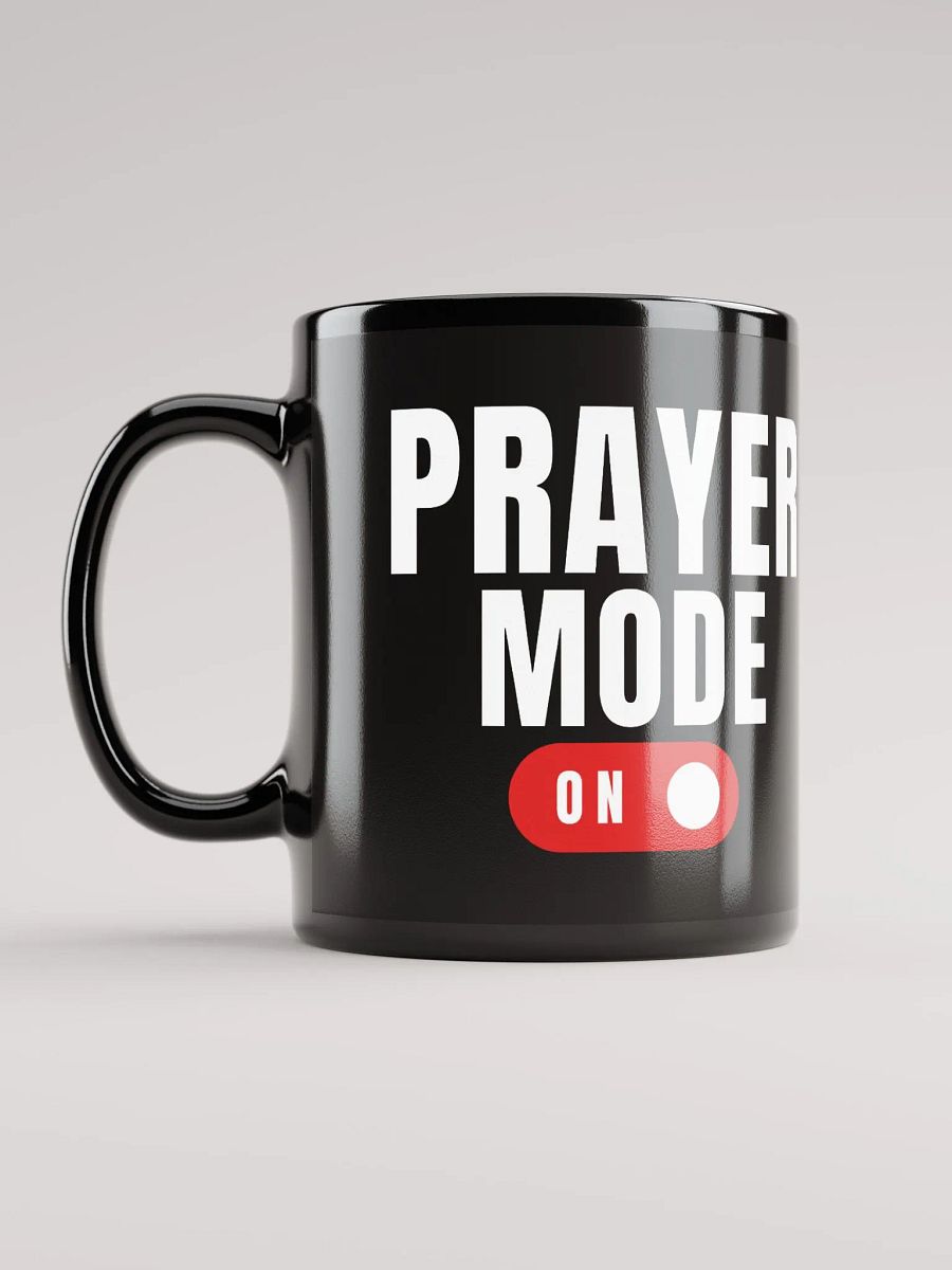 Prayer Mode ON Black Mug product image (2)