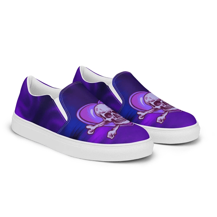 Women's Galactic Skull slip ons product image (2)