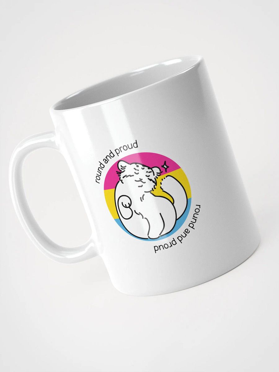 Round and Proud Manul Pansexual Version - White Mug product image (8)