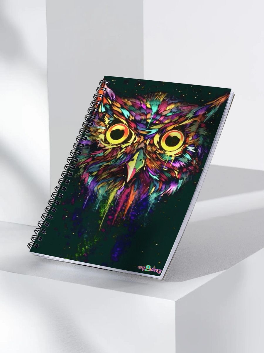 Drippy Owl Notebook product image (4)