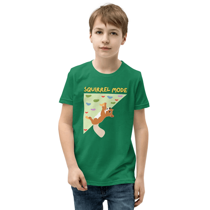 Squirrel Mode - Youth Climbing T-Shirt product image (29)