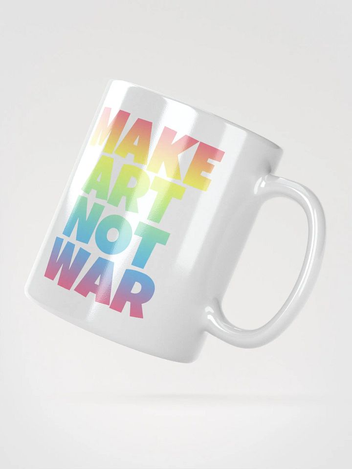MAKE ART NOT WAR MUG product image (2)