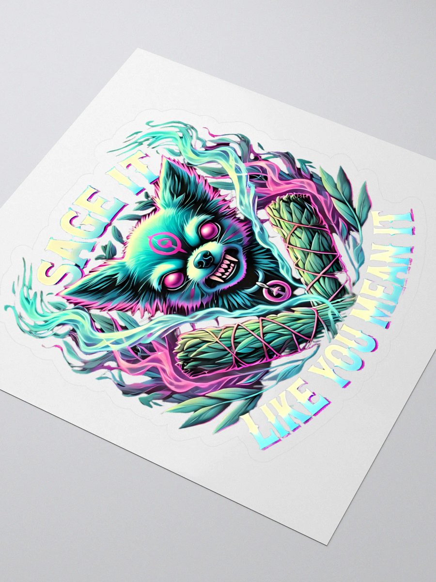 Furry Sage Warrior: Sage It Like You Mean It Stickers product image (3)