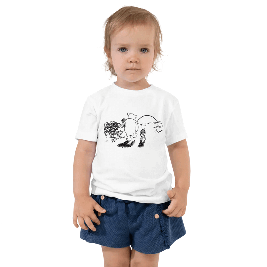 Pooh Bear & Piglet Sunset - Classic Toddler T-Shirt product image (2)