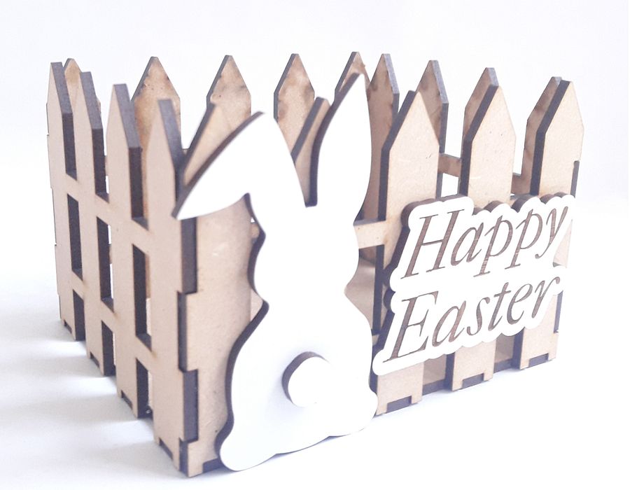 Easter Fence Basket - Laser Cut Files product image (2)