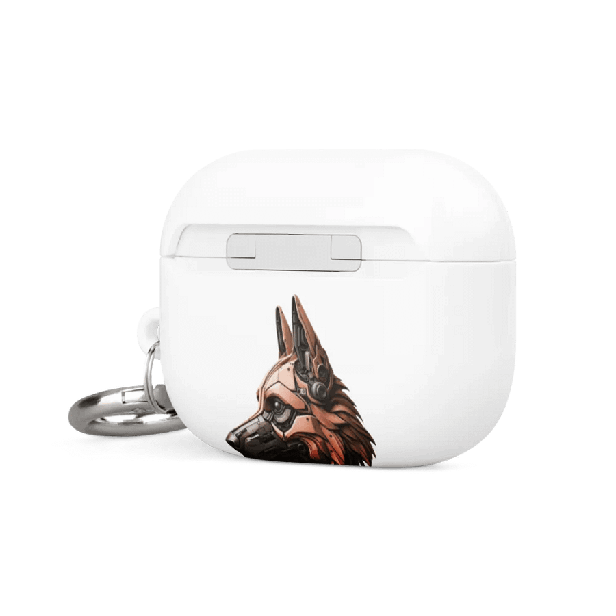 Mechanical Wolf Steampunk AirPods® Case | AI Design product image (20)