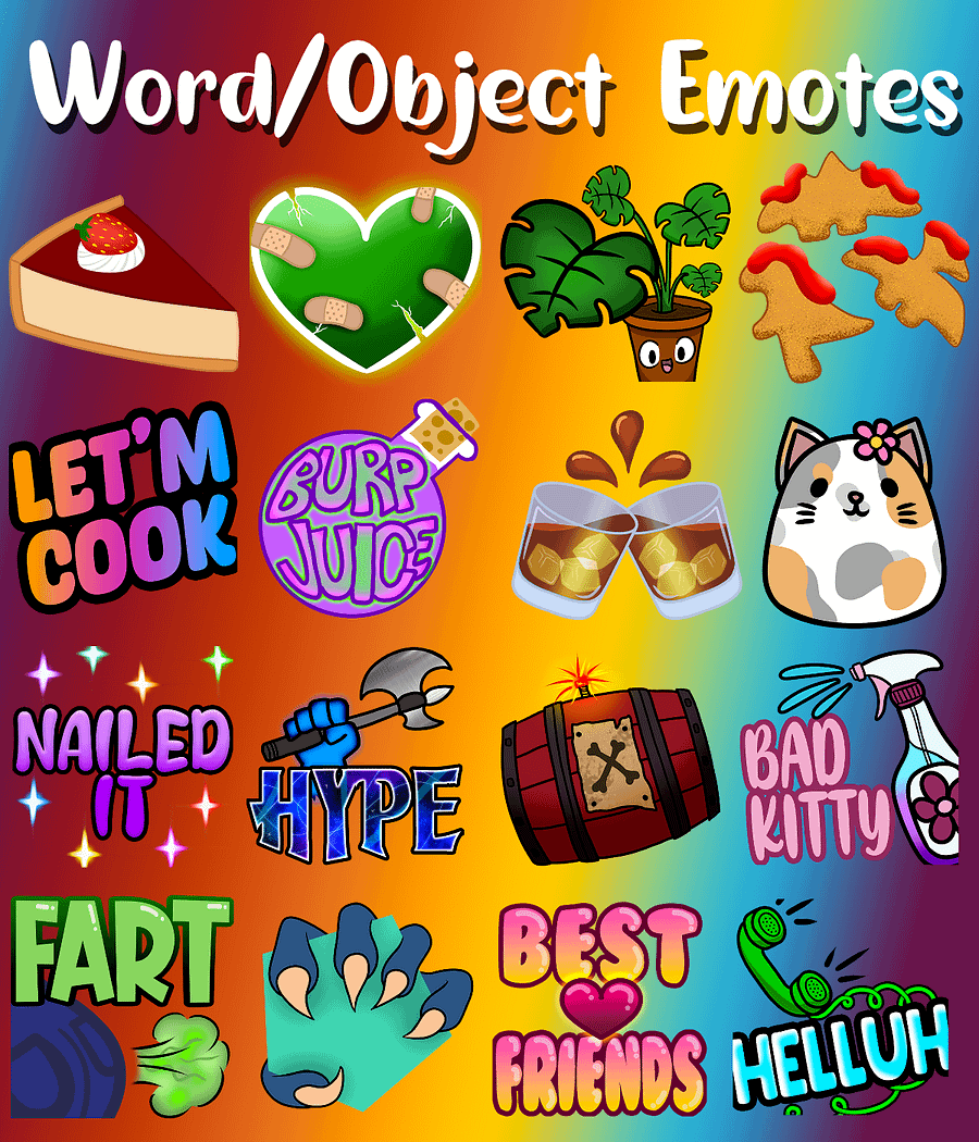 3 Emote Pack (Static) product image (3)