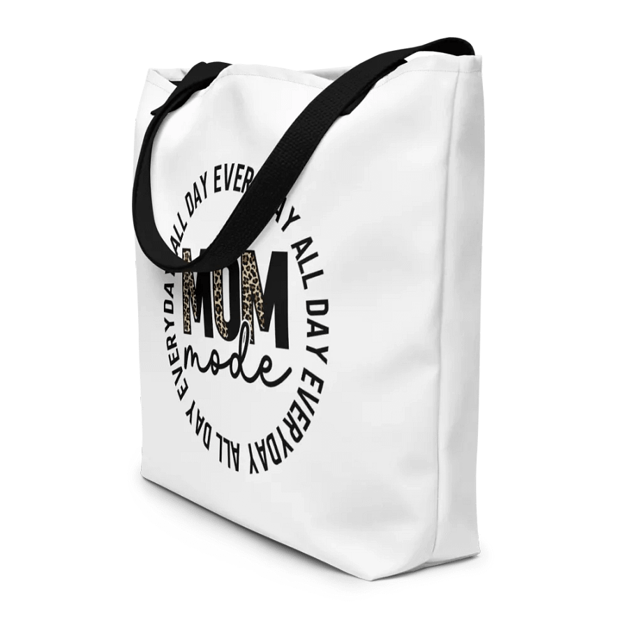 'Leopard Print Mom mode' Customizable Tote Bag product image (12)