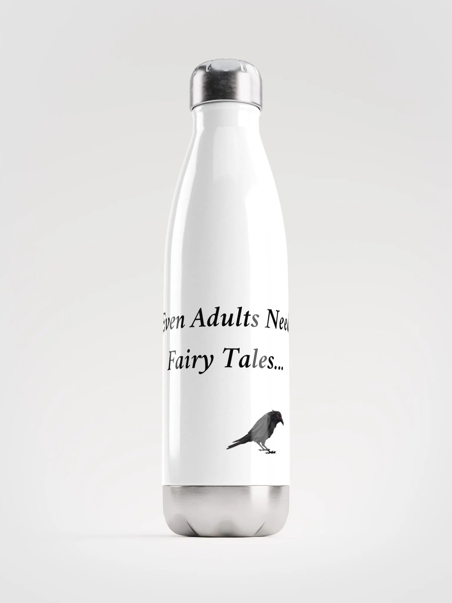 Even Adults Need Fairy Tales Logo Water Bottle product image (1)