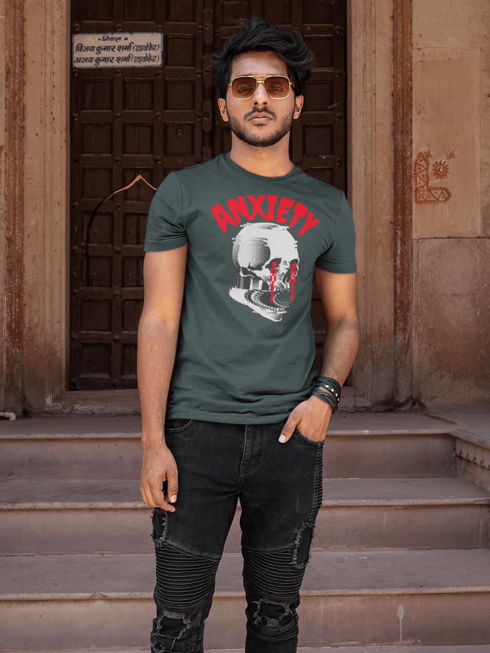 Anxiety supersoft unisex t-shirt product image (1)
