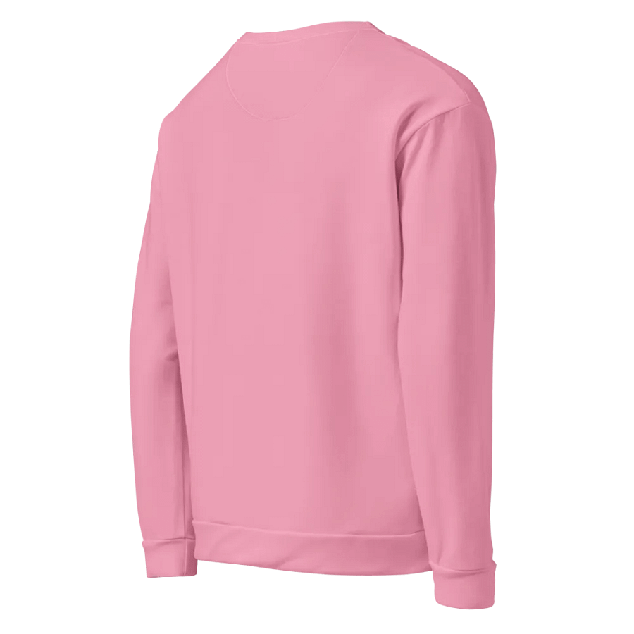 Plain Bubblegum Pink Soft Summer Unisex Recycled Polyester Heavyweight Premium Sweatshirt by Treasure Pie product image (6)