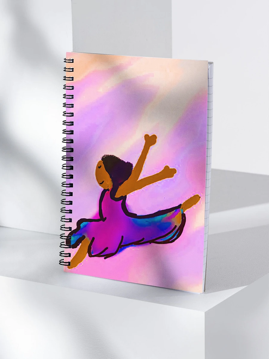 Leap for the Sky! Spiral Notebook with 140 dotted pages product image (4)