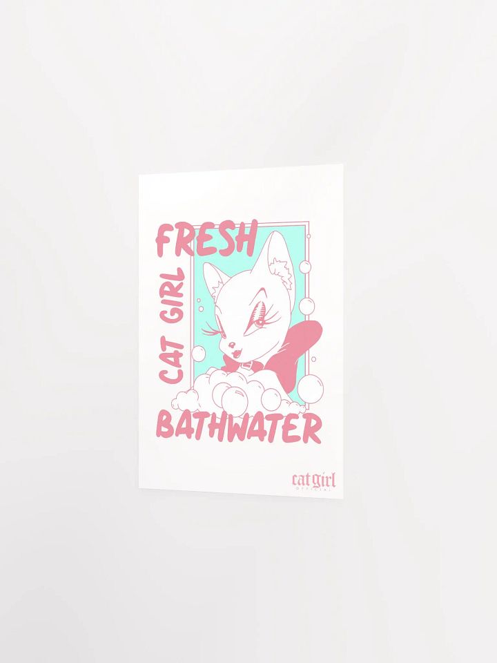 Cat Girl Bathwater Art Print product image (2)