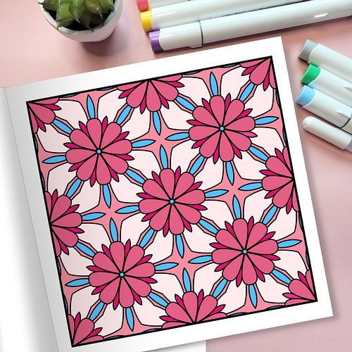 🌸 Relax & Color: Floral Bliss! 🎨✨

Take a deep breath and unwind with this stunning floral pattern from my Relaxing Patterns ...