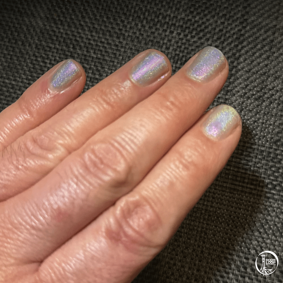 UNCHAINED FELONIES - Holographic Lilac Shimmer Nail Polish product image (5)