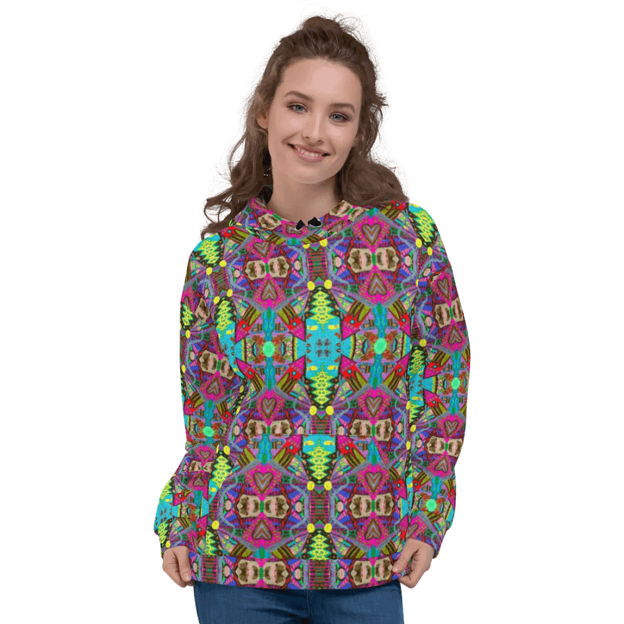 Abstract Doodle Art Tower Moment Unisex Pull Over Hoodie product image (7)