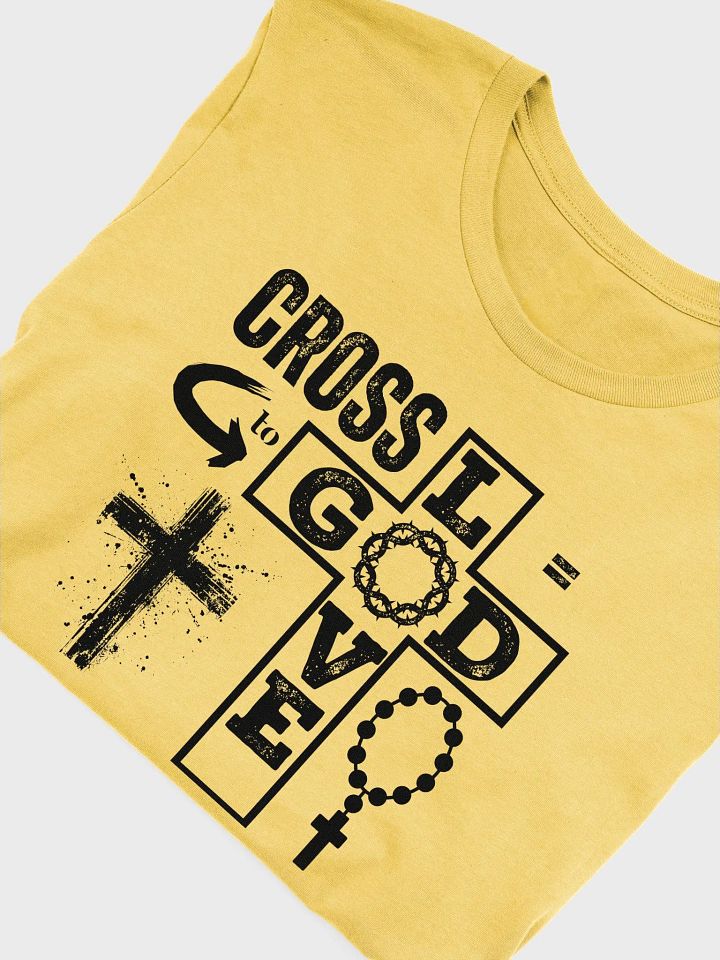 Cross Equal To God Love Bella Canvas T-shirt product image (2)