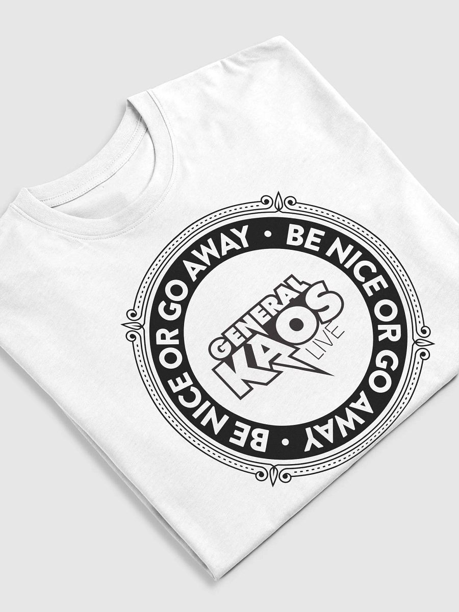 BE NICE (Dark Logo / Light Tee) product image (1)