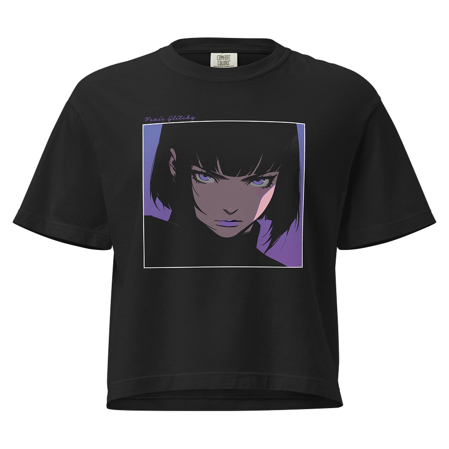 Radiant Gradient Purple Gaze Ladies Boxy Tee product image (1)