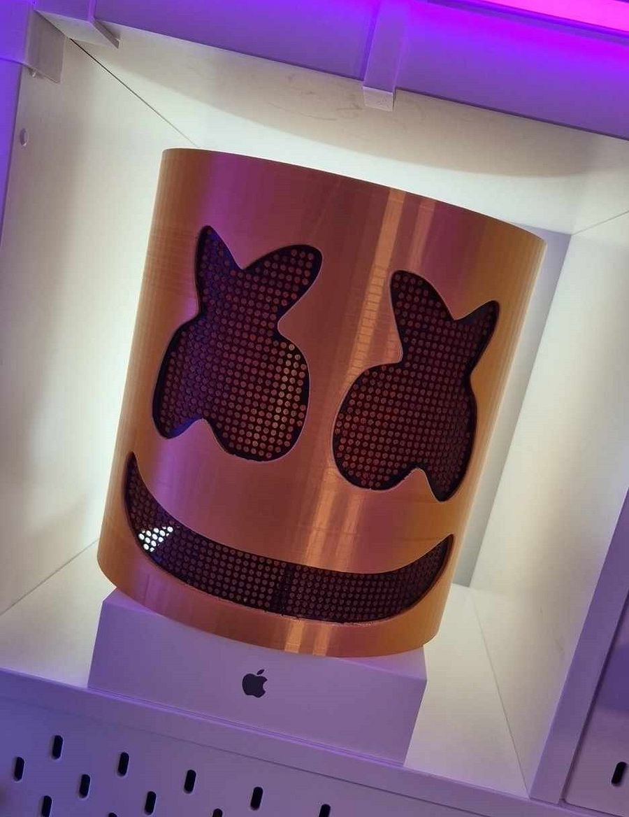 Medium Marshmello Mask - Gold product image (1)