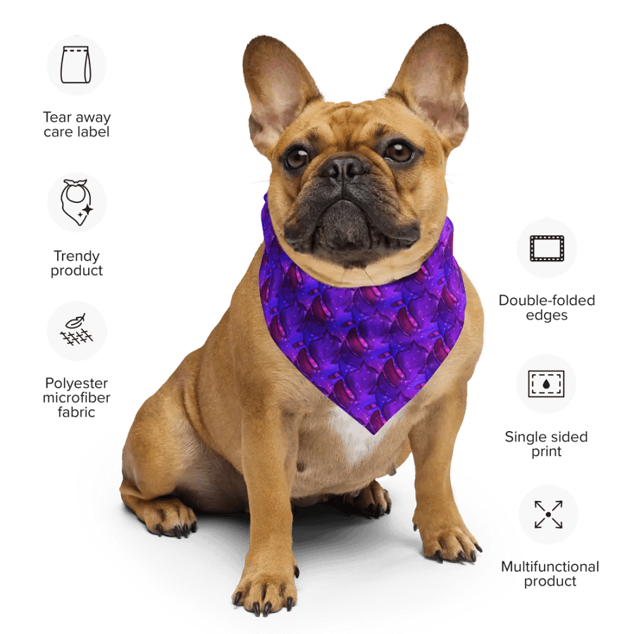 Galaxy Monstera Bandana product image (5)
