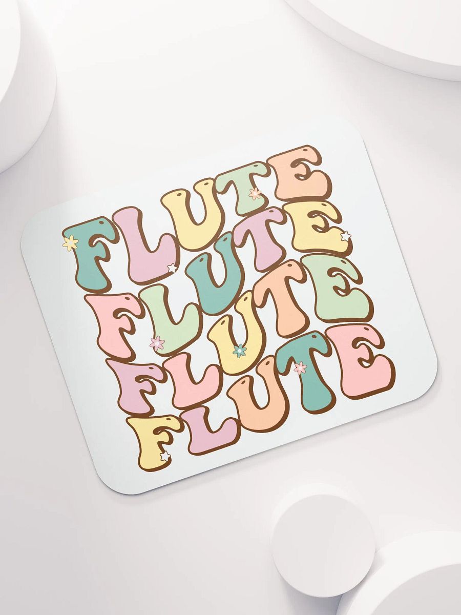 Groovy Wavy Flute Pastel Mouse Pad product image (7)