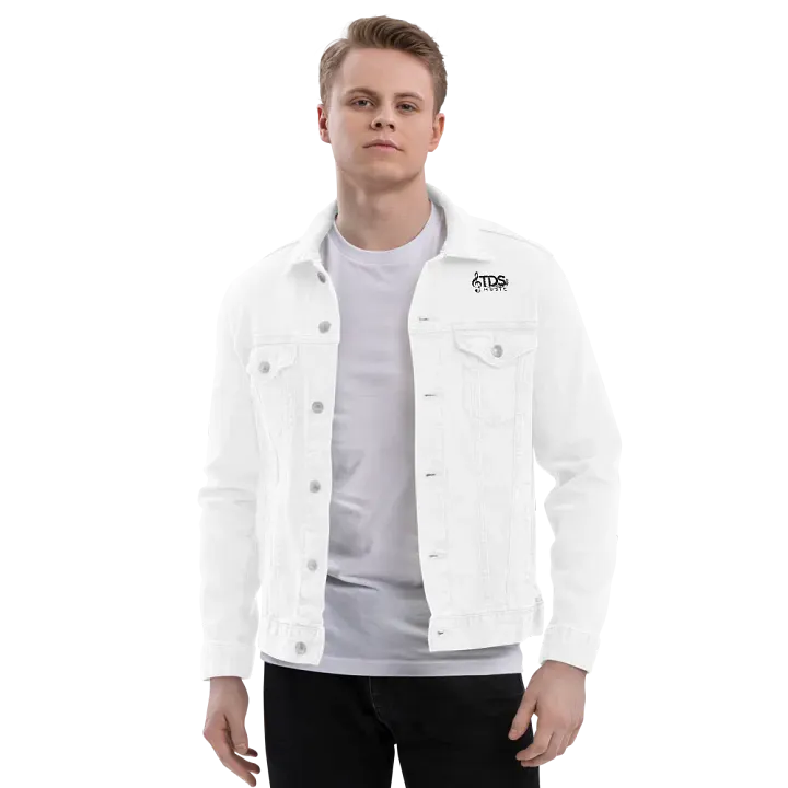 TDS Music Threadfast Denim Jacket in Black, Blue, and White (S-2XL) product image (2)