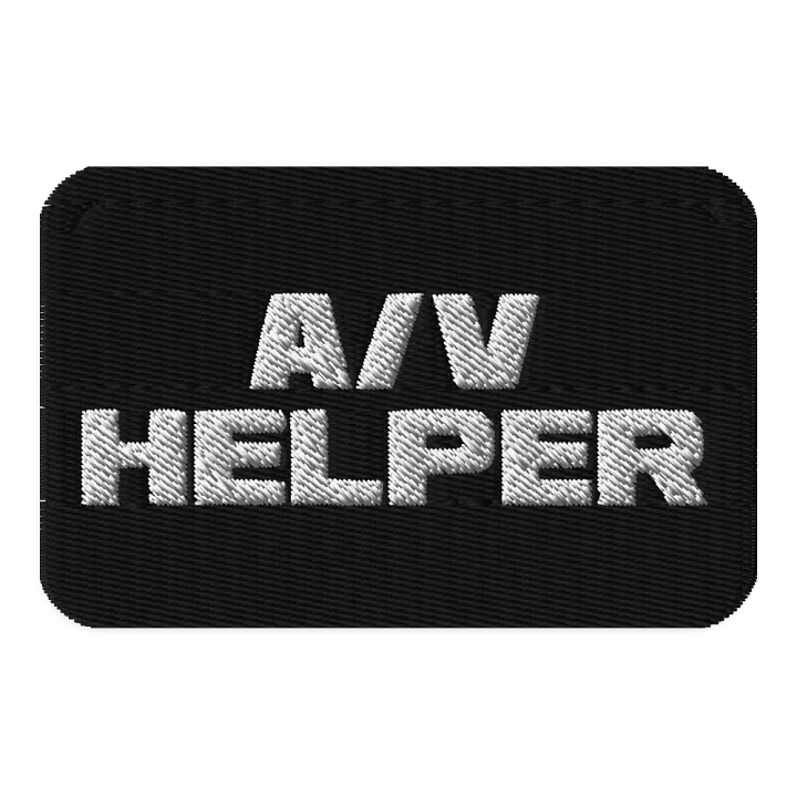 A/V Needs volunteers patch product image (1)