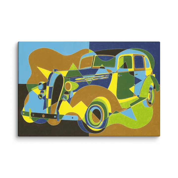Will & Nellie's Ride ('36 Hudson Terraplane) on Canvas (32" x 48") product image (1)