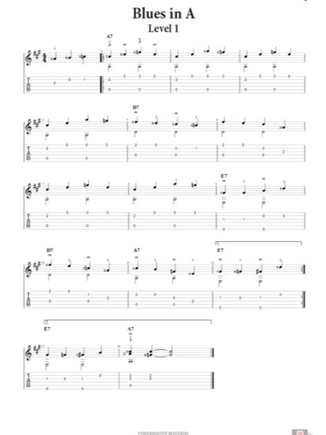 10 Easy Fingerstyle Guitar Studies For Beginners - PDF With Audio product image (3)