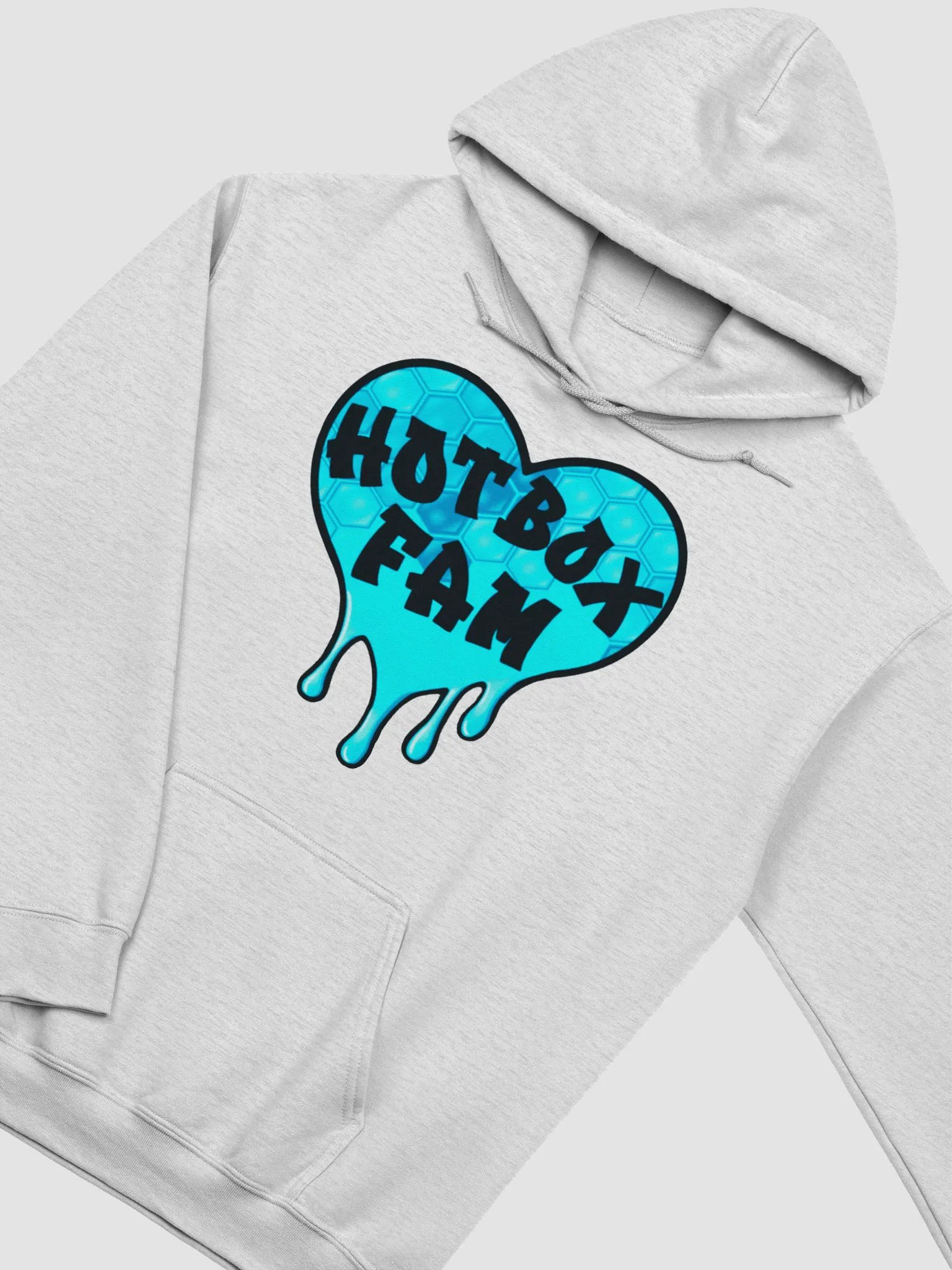 HOT BOX FAM BLUE LOGO HOODIE product image (32)