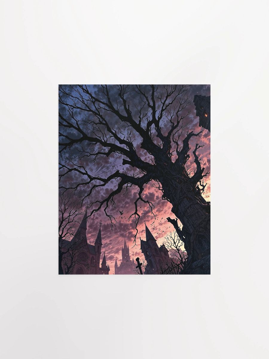 The Last Light Over Hollowspire Matte Poster product image (1)