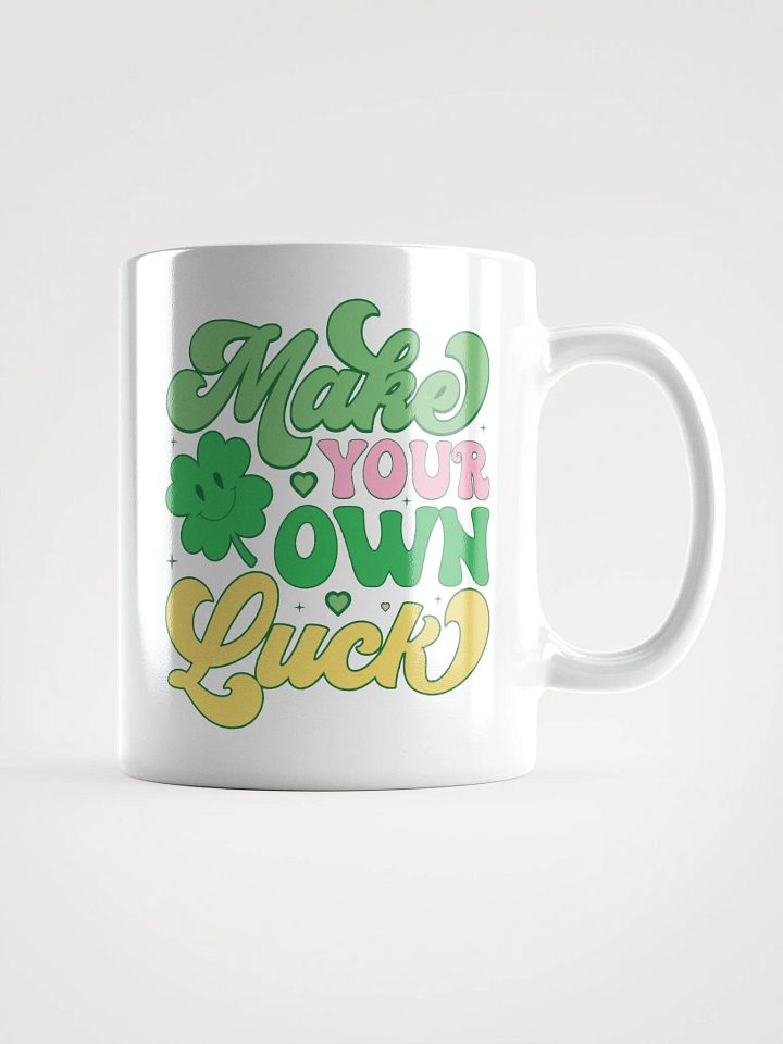 Lucky Clover White Glossy Mug product image (1)