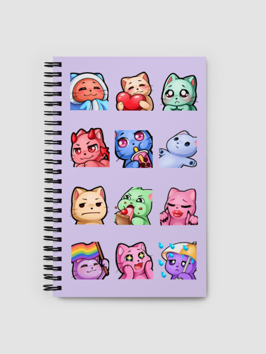 best of cats notebook // lilac product image (1)