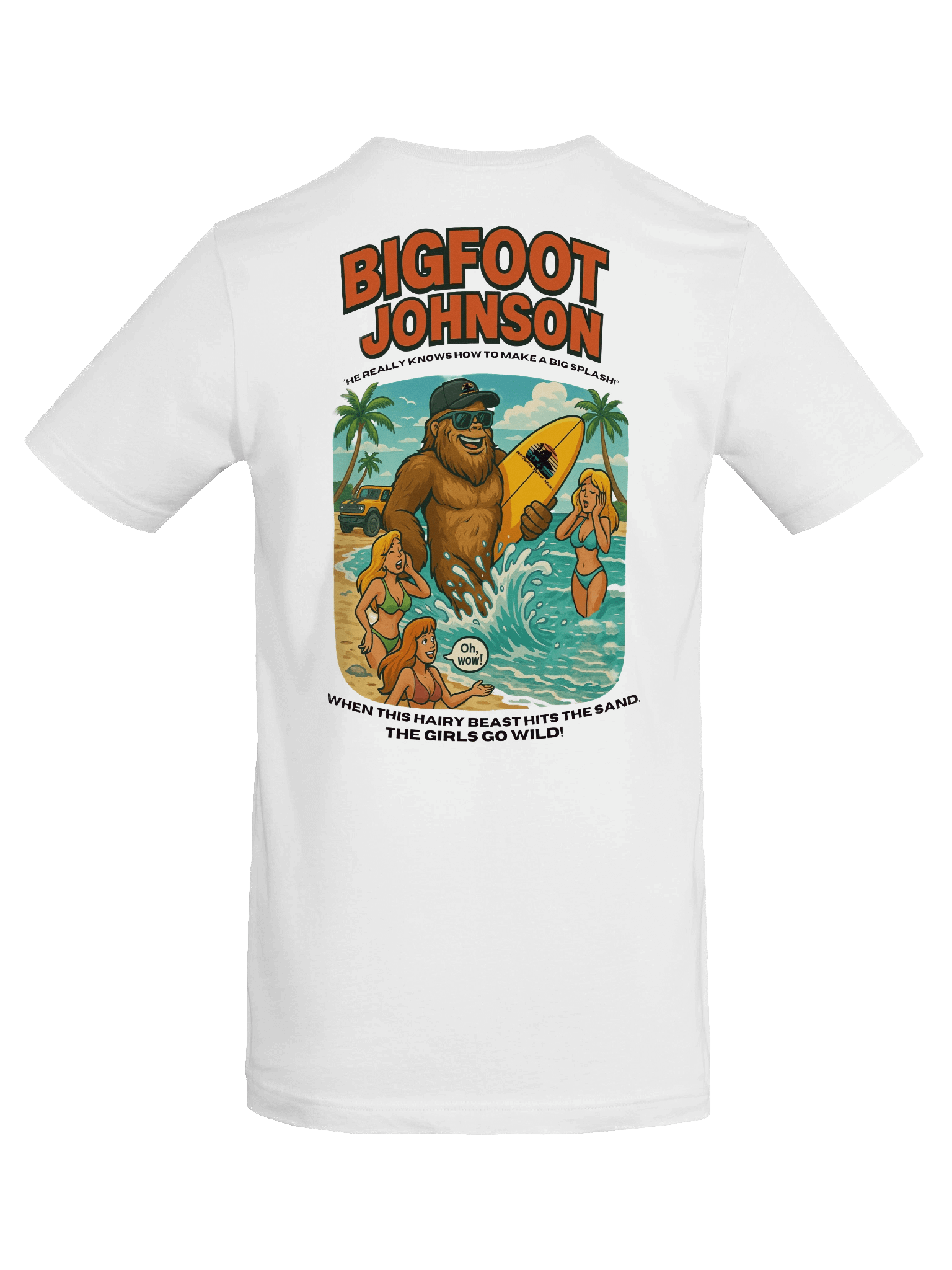 Bigfoot Johnson Big Splash Tee (White) product image (8)