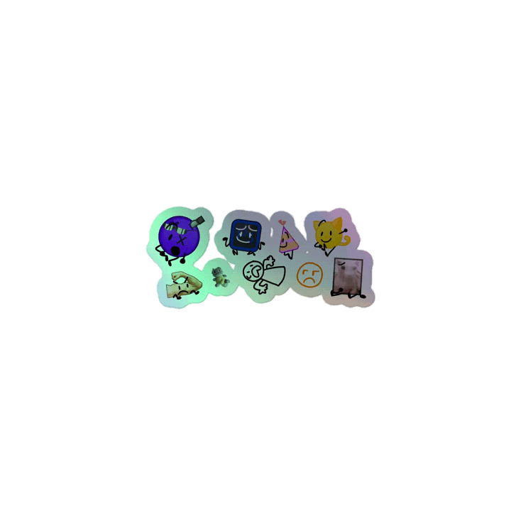 100 Subscribers Object Show’s Awesome Little Cast Sticker product image (1)