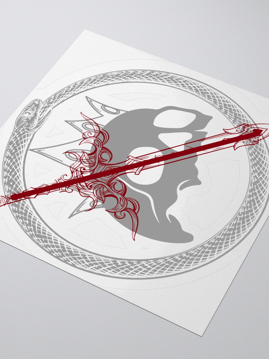 Skull Snake Kiss Cut Stickers product image (9)