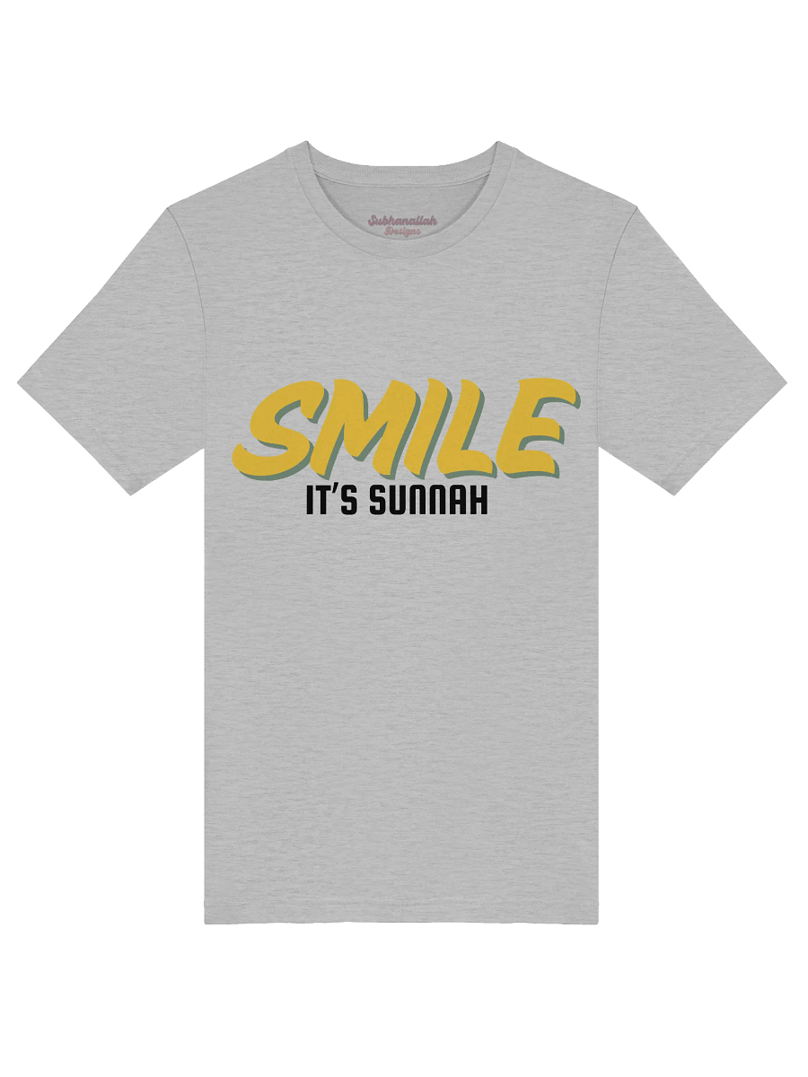 Light "Smile It's Sunnah" T-Shirt in Golden Yellow product image (11)