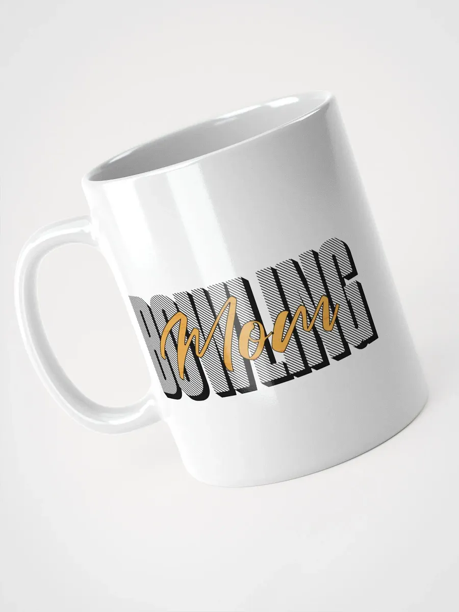 Mom Bowling Golden Mug product image (2)