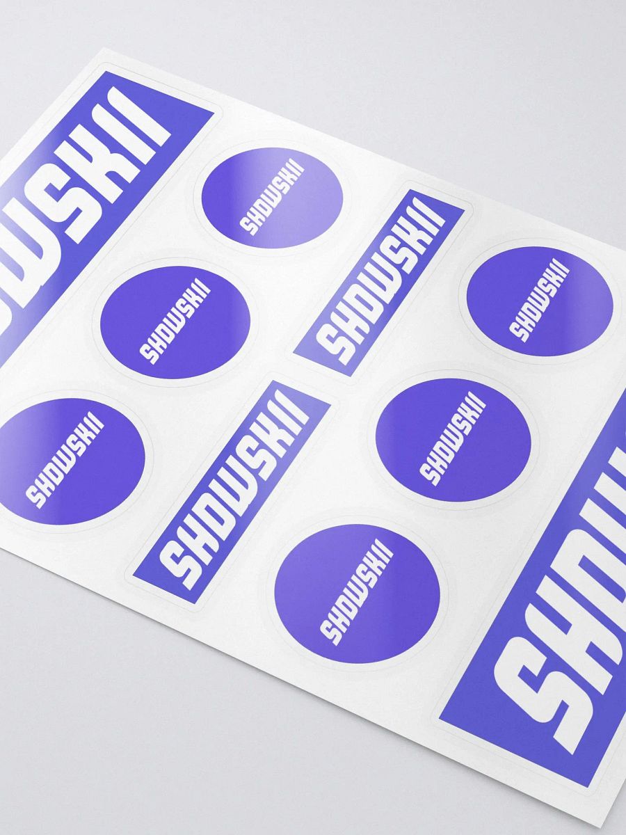 KISS CUT STICKERS / PURPLE product image (3)