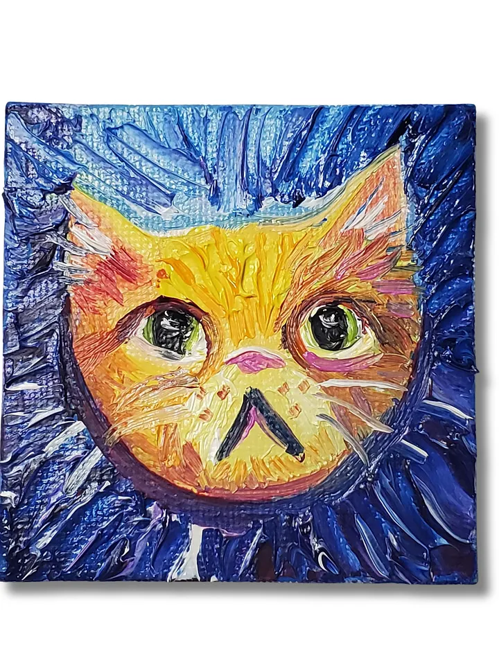 Tiny Oil Painting - Little Orange product image (1)