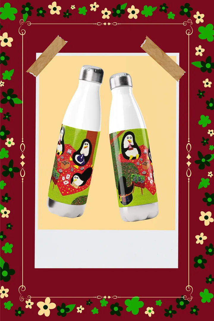 Spring Forest Picnic Stainless Steel Water Bottle product image (2)