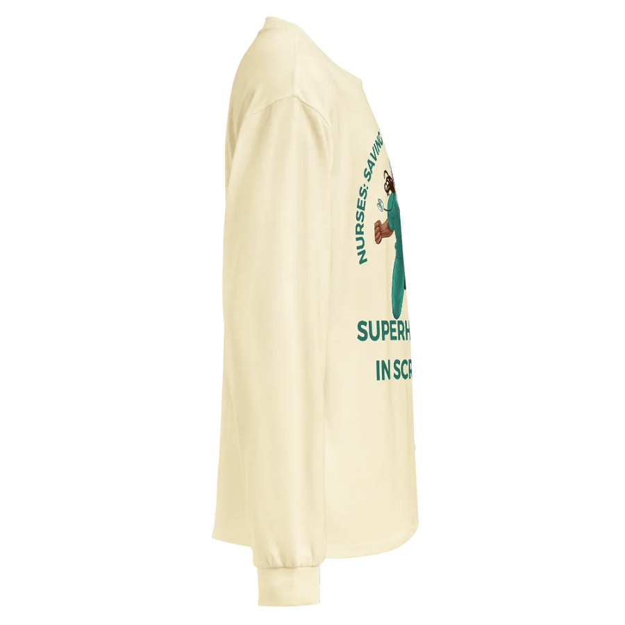 Superhero Nurse Long Sleeve Shirt product image (4)