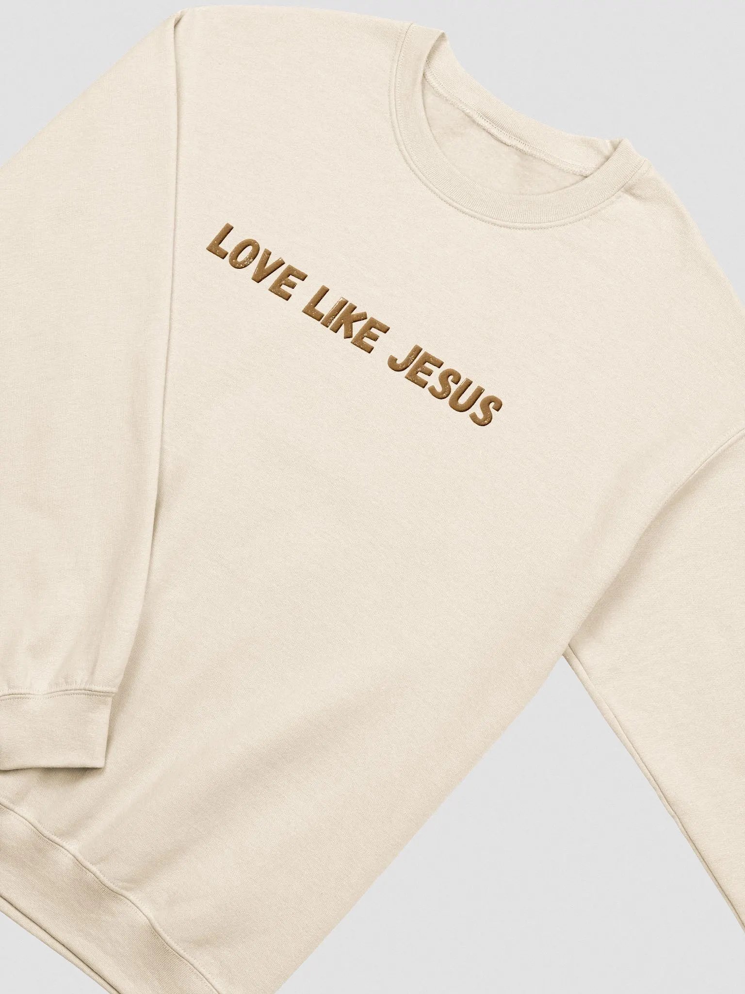 Love Like Jesus Embroidered Crewneck Sweatshirt product image (1)