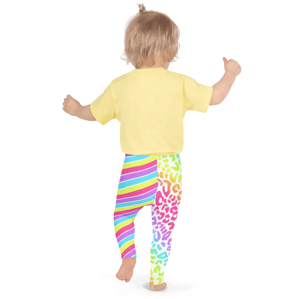 Super Fun Leggings for Girls with stripes, Leopard Collection product image (3)