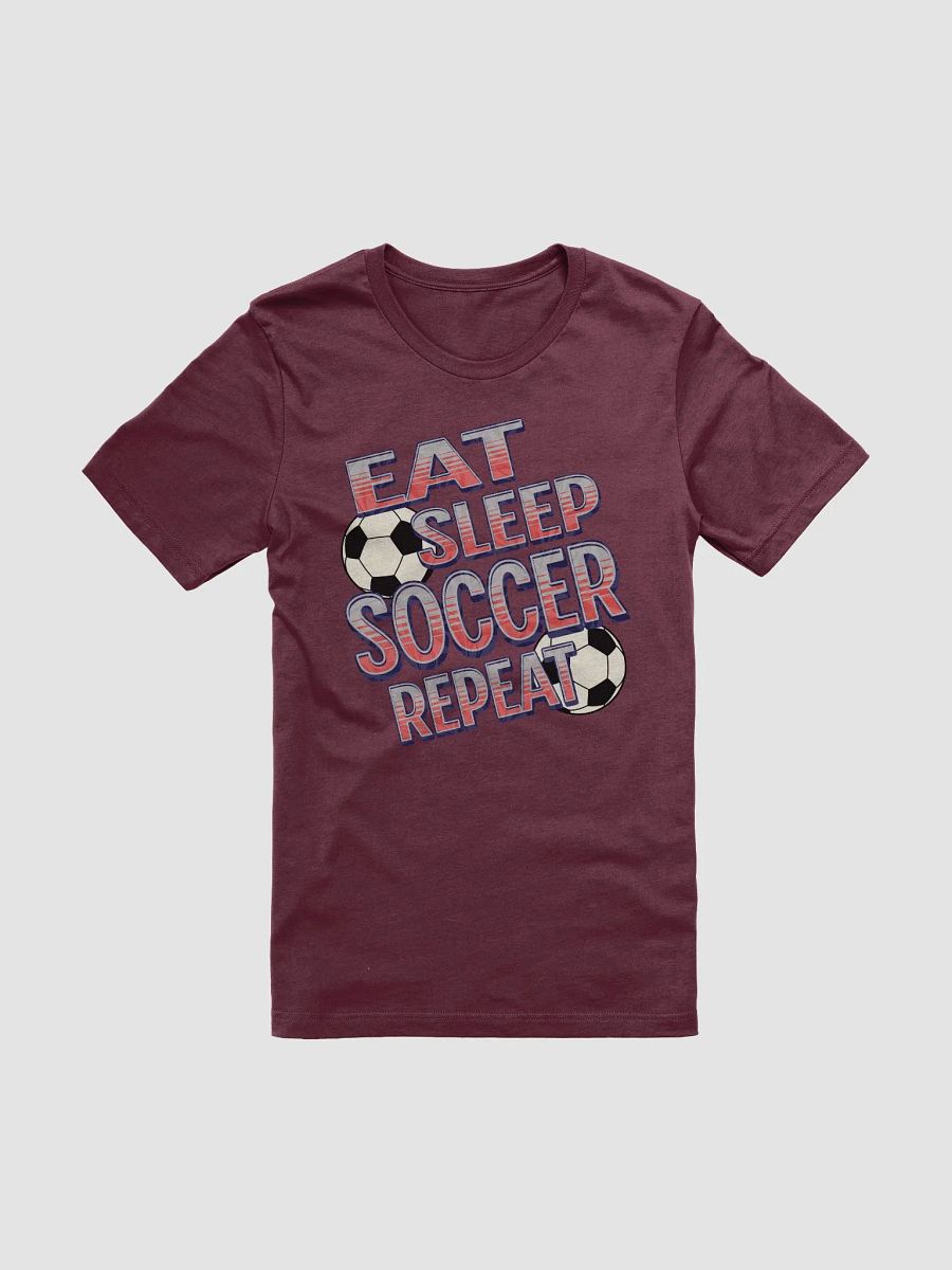 Eat Sleep Soccer Repeat Angle Obsession Unisex Tee product image (31)