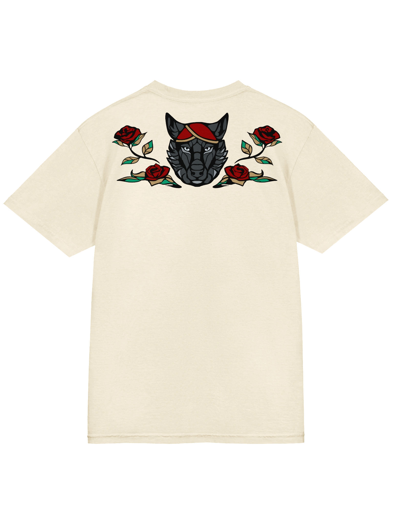 T-Shirt with back print - Wolf & Roses product image (46)