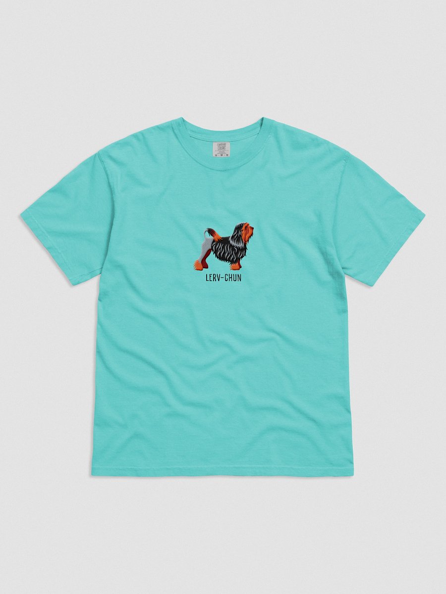 Lerv-Chun T-Shirt(Embroidered) of a Lowchen(Black & Tan) product image (31)