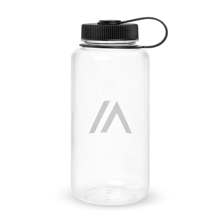 Wide Mouth Plastic Water Bottle - Clear product image (2)