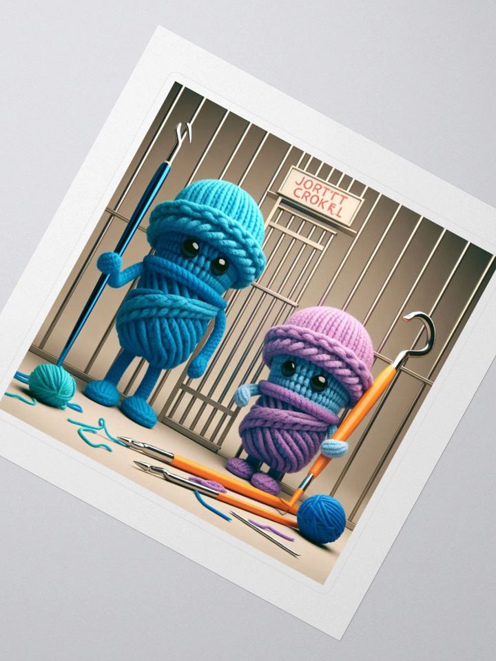 Bad Yarn Bandits 1 Kiss Cut Stickers product image (4)